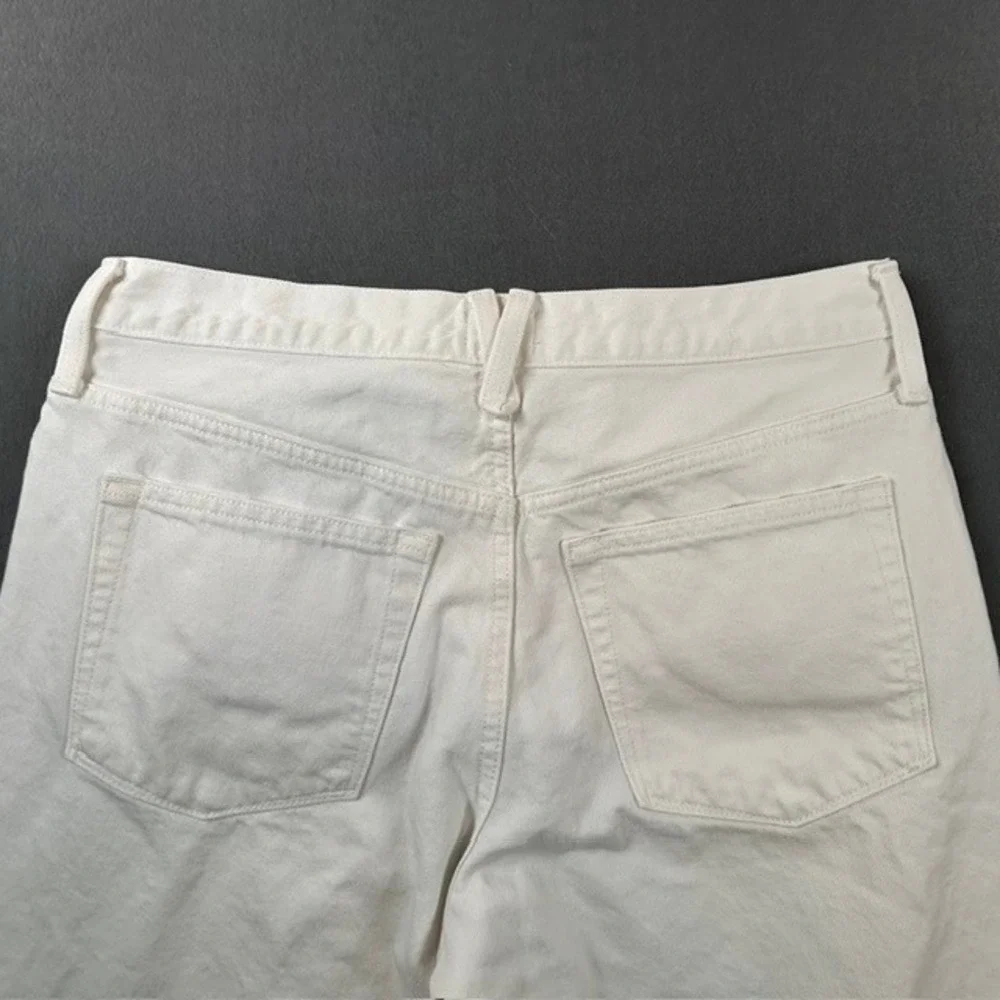 J. Crew Denim White Slouchy Boyfriend Jeans Stretch 28 Size 6